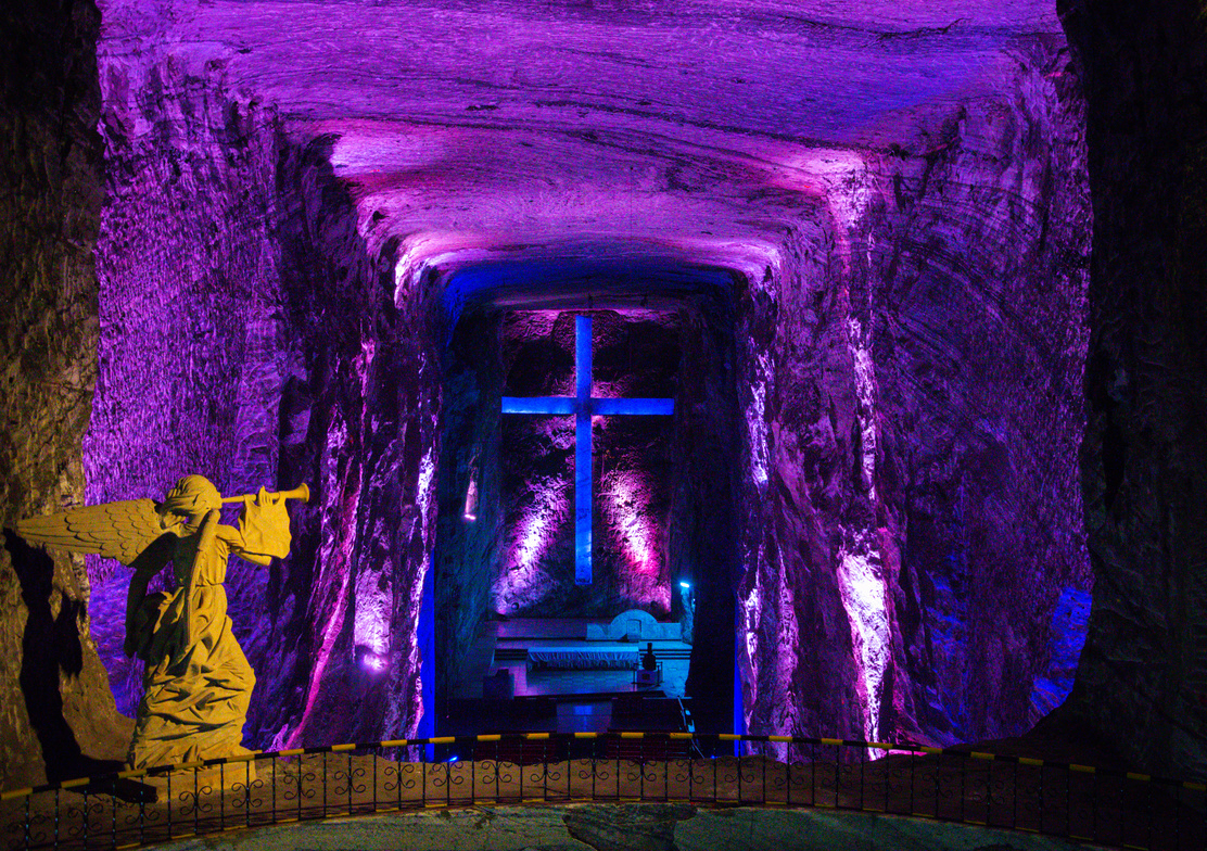Zipaquira Cathedral in Bogotá. Colombia