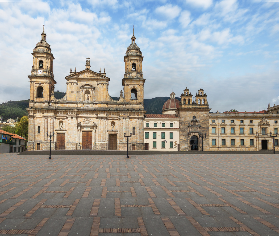 Bogota Cathedral at Bolivar Square - Bogota, Colombia